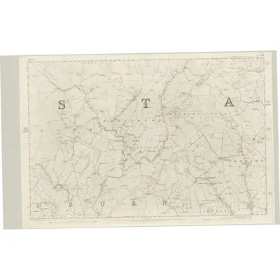 1847 Map of Yorkshire 148, 1850 Print