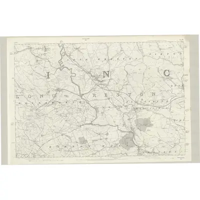 1847 Map of Yorkshire 149, 1852 Print