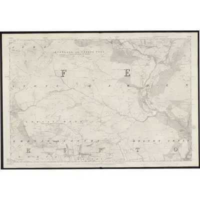 1849 Map of Yorkshire 151, 1853 Print