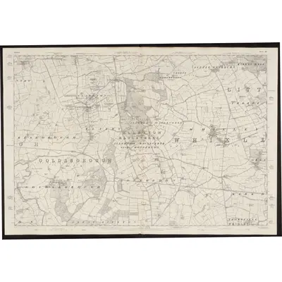 1846 Map of Yorkshire 155, 1853 Print