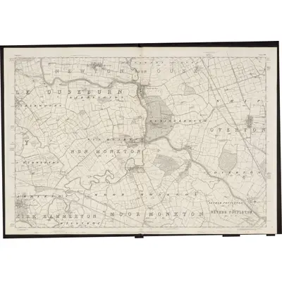 1848 Map of Yorkshire 156, 1852 Print