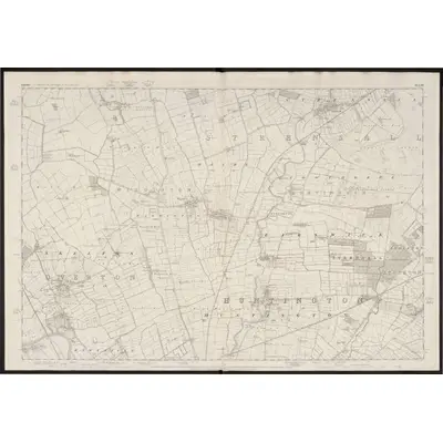 1848 Map of Yorkshire 157, 1854 Print
