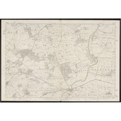 1851 Map of Yorkshire 158, 1854 Print