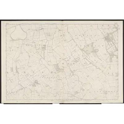 1853 Map of Yorkshire 16, 1857 Print