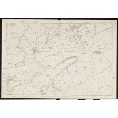 1851 Map of Yorkshire 160, 1855 Print