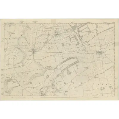 1851 Map of Yorkshire 160, 1855 Print