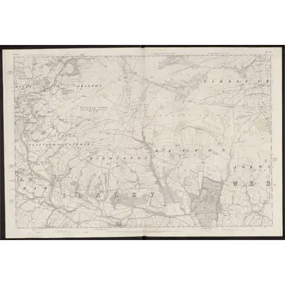 1847 Map of Yorkshire 169, 1853 Print