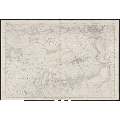 1853 Map of Yorkshire 17, 1856 Print