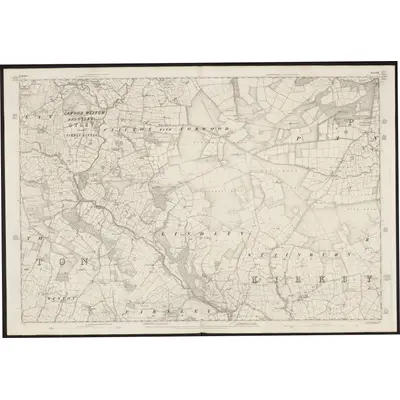 1847 Map of Yorkshire 170, 1851 Print