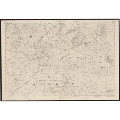 1846 Map of Yorkshire 171, 1851 Print