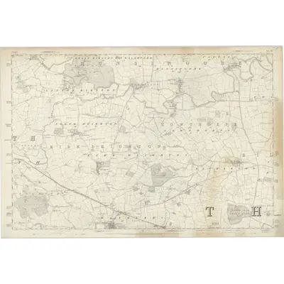 1846 Map of Yorkshire 172, 1850 Print
