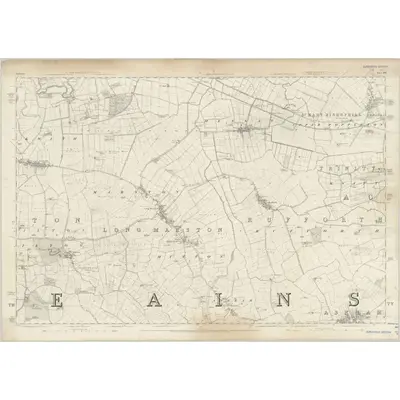 1846 Map of Yorkshire 173, 1850 Print