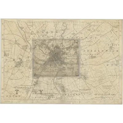 1846 Map of Yorkshire 174, 1853 Print