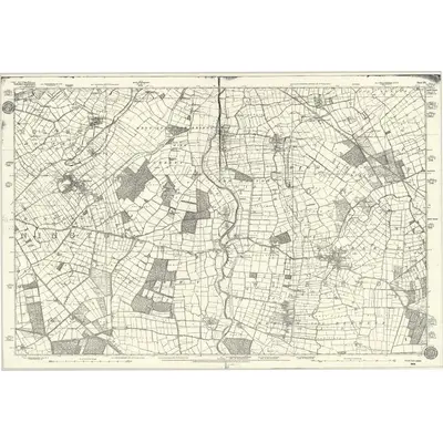 1848 Map of Yorkshire 175, 1854 Print