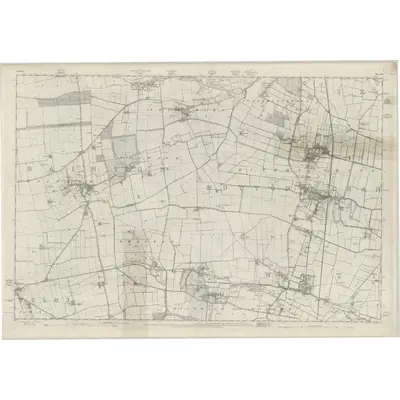 1851 Map of Yorkshire 178, 1855 Print