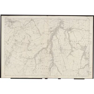1853 Map of Yorkshire 18, 1856 Print