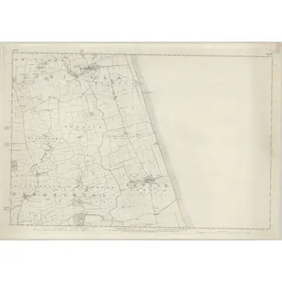 1851 Map of Yorkshire 180, 1855 Print