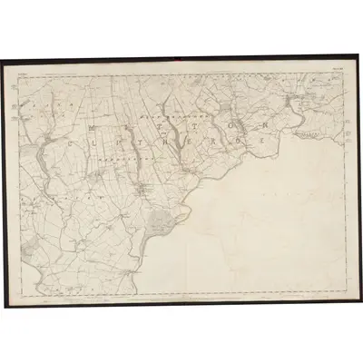 1847 Map of Yorkshire 182, 1850 Print