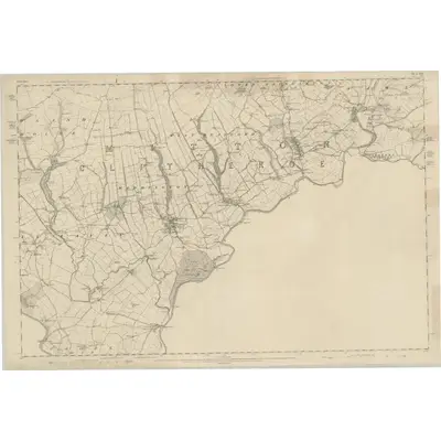1847 Map of Yorkshire 182, 1850 Print