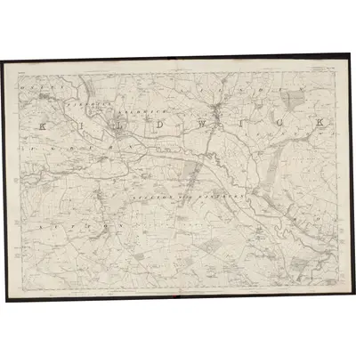 1848 Map of Yorkshire 185, 1853 Print