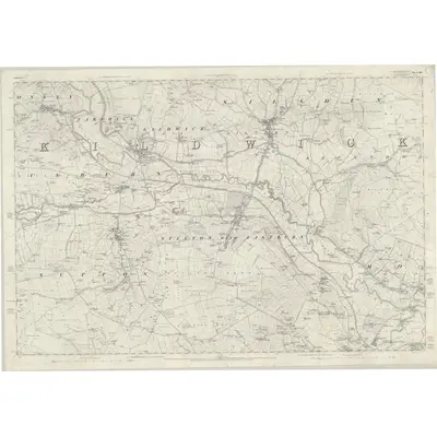 1848 Map of Yorkshire 185, 1853 Print