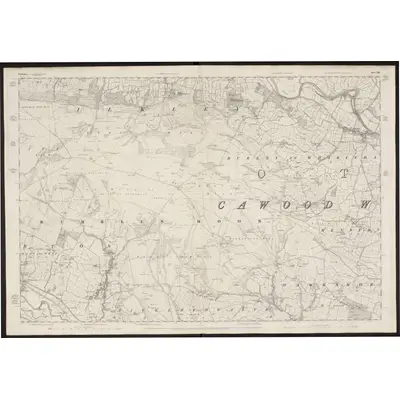 1847 Map of Yorkshire 186, 1851 Print