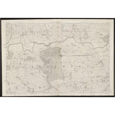 1846 Map of Yorkshire 188, 1851 Print