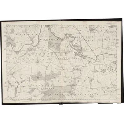 1846 Map of Yorkshire 189, 1849 Print