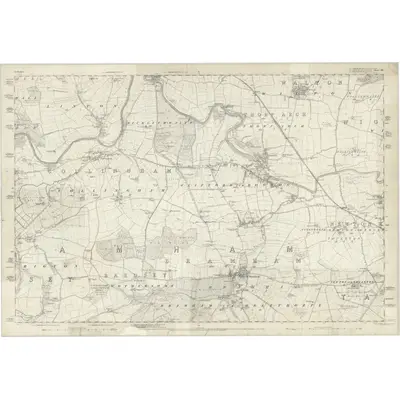 1846 Map of Yorkshire 189, 1849 Print