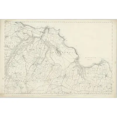 1849 Map of Yorkshire 19, 1856 Print