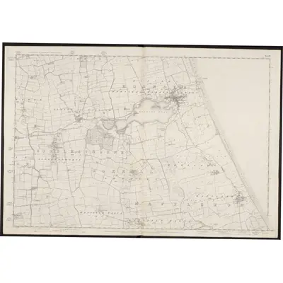 1852 Map of Yorkshire 197, 1854 Print