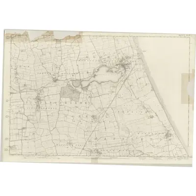 1852 Map of Yorkshire 197, 1854 Print