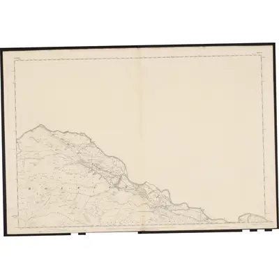 1854 Map of Yorkshire 2, 1857 Print