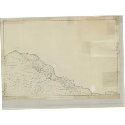 1854 Map of Yorkshire 2, 1857 Print