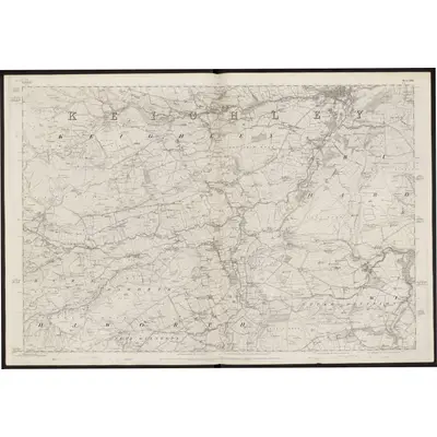 1847 Map of Yorkshire 200, 1852 Print