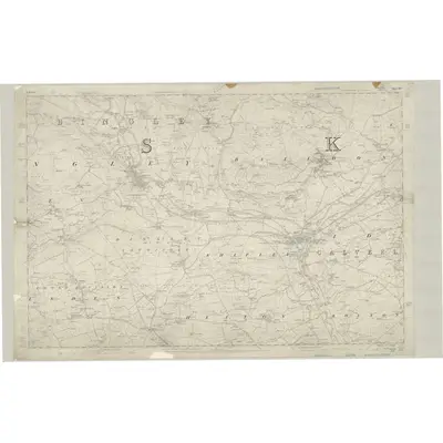 1847 Map of Yorkshire 201, 1852 Print