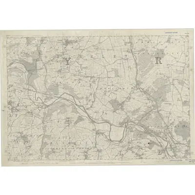 1847 Map of Yorkshire 202, 1851 Print