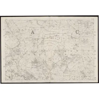 1847 Map of Yorkshire 203, 1851 Print