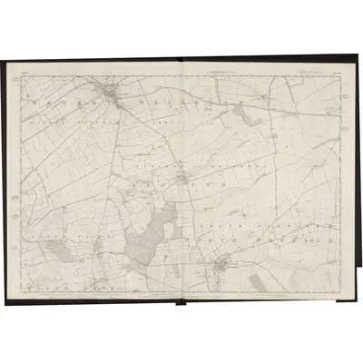 1851 Map of Yorkshire 209, 1855 Print