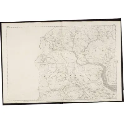 1848 Map of Yorkshire 214, 1851 Print