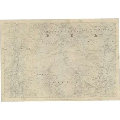 1847 Map of Yorkshire 215, 1852 Print