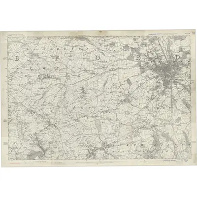 1847 Map of Yorkshire 216, 1852 Print