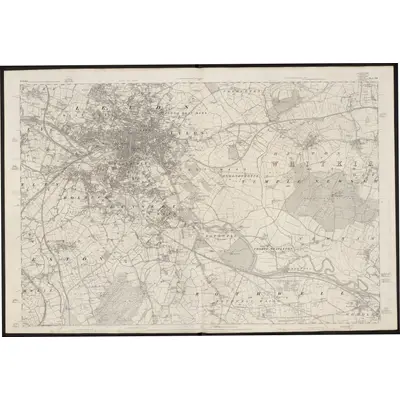 1846 Map of Yorkshire 218, 1852 Print