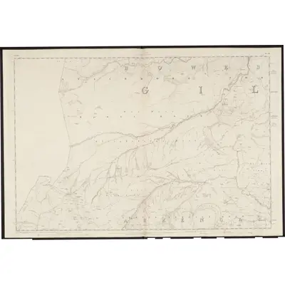 1854 Map of Yorkshire 22, 1856 Print