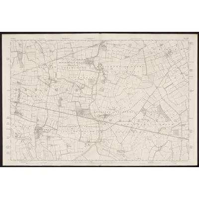 1849 Map of Yorkshire 222, 1854 Print