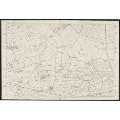 1851 Map of Yorkshire 223, 1855 Print