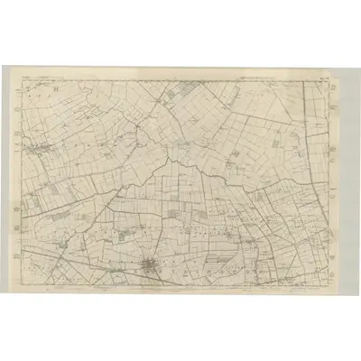1851 Map of Yorkshire 223, 1855 Print