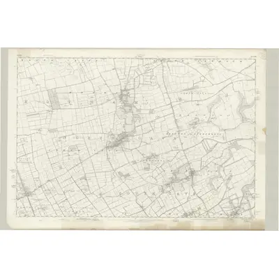 1852 Map of Yorkshire 224, 1855 Print