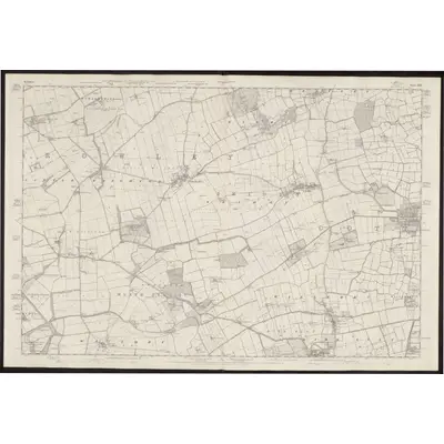 1852 Map of Yorkshire 225, 1855 Print