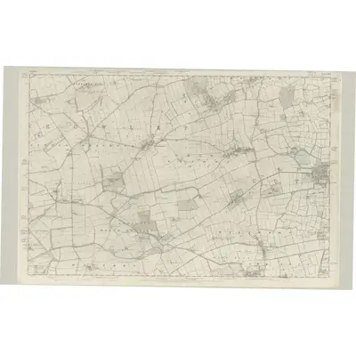 1852 Map of Yorkshire 225, 1855 Print